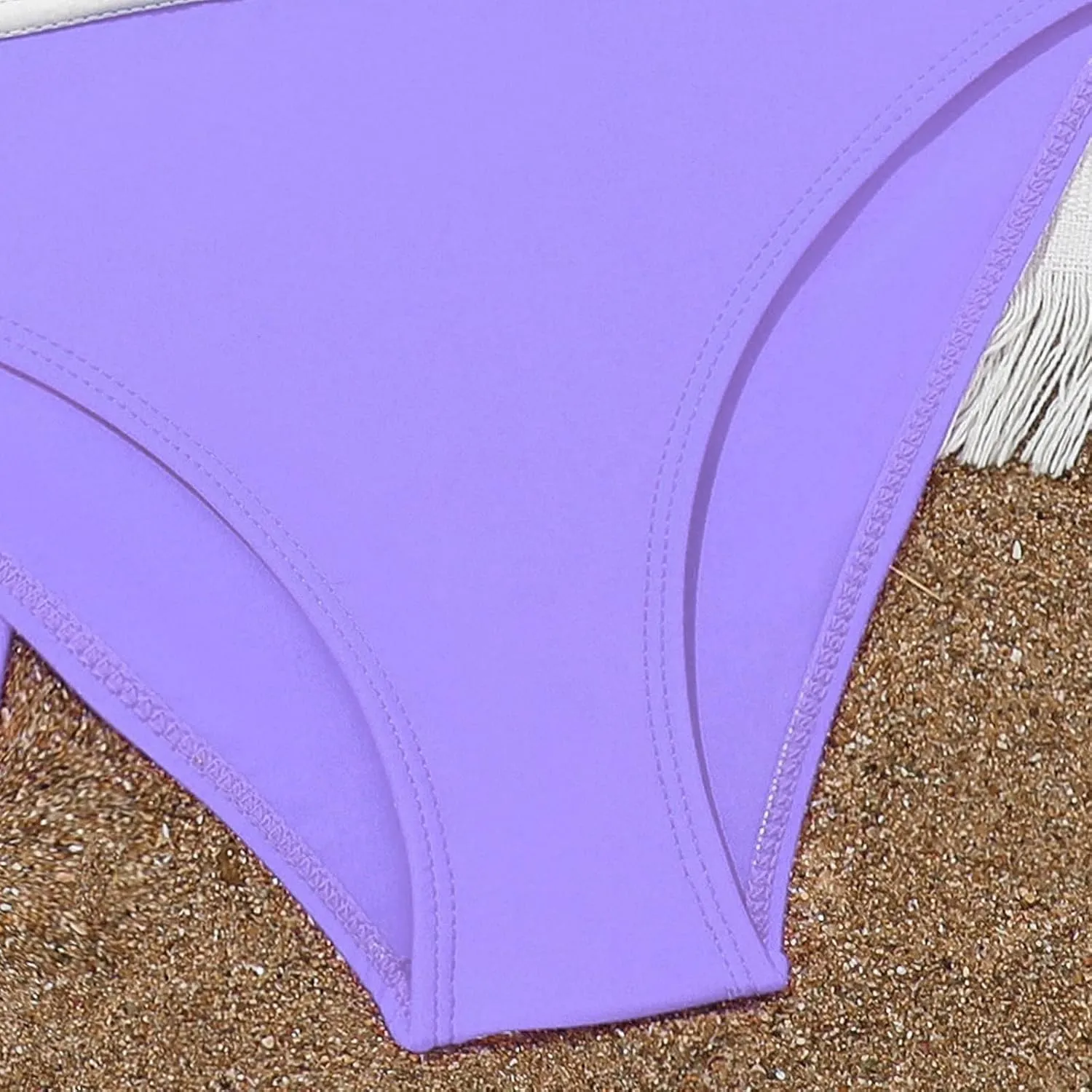 Girls Swimsuits 3 Piece Bathing Suit Kids Quick Dry Bikini Set with High Waist Sporty Shorts Beach Swimwear for Teen