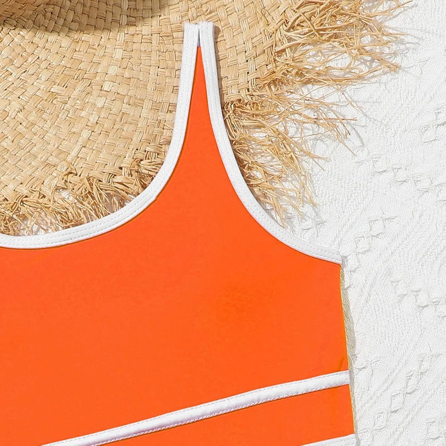 Girls Swimsuits 3 Piece Bathing Suit Kids Quick Dry Bikini Set with High Waist Sporty Shorts Beach Swimwear for Teen