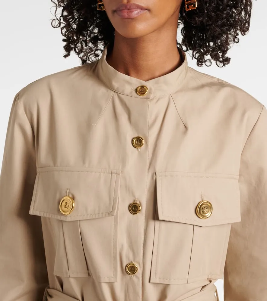 Givenchy 4G cotton poplin minidress