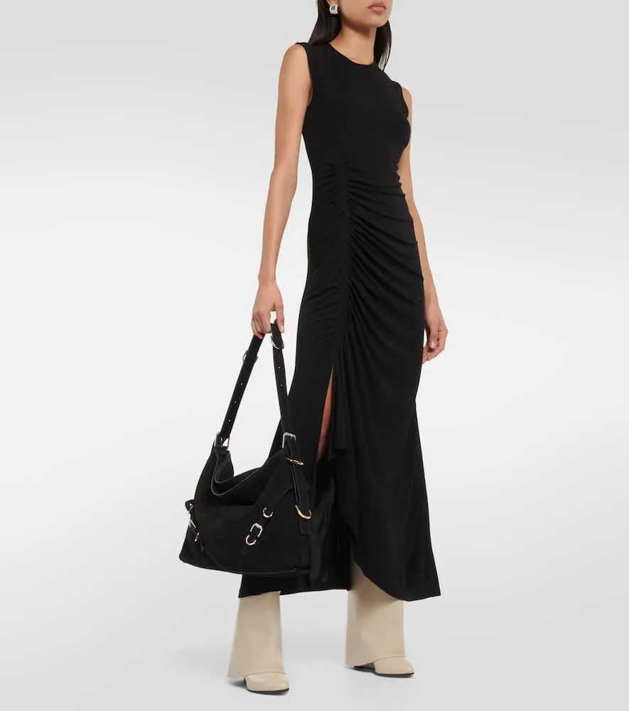 Givenchy Draped cr√É¬™pe midi dress