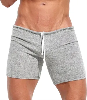 GOKKILRW Mens Shorts Gym Workout Breathable Stretchy Boxer Trunks Casual Athletic Shorts Summer Skinny Sexy Underpants 3 Inch