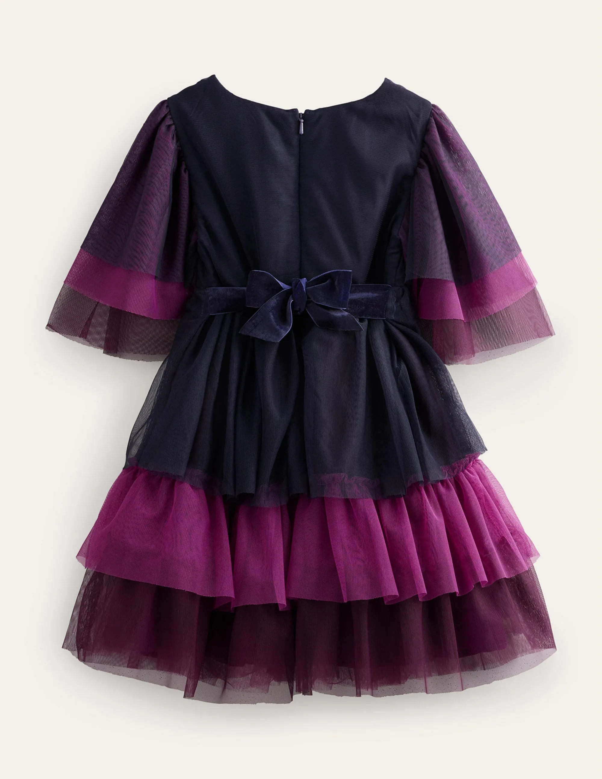 Halloween Tulle Dress-Chrysanthemum Purple
