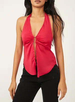 Halter Open Slit Tank