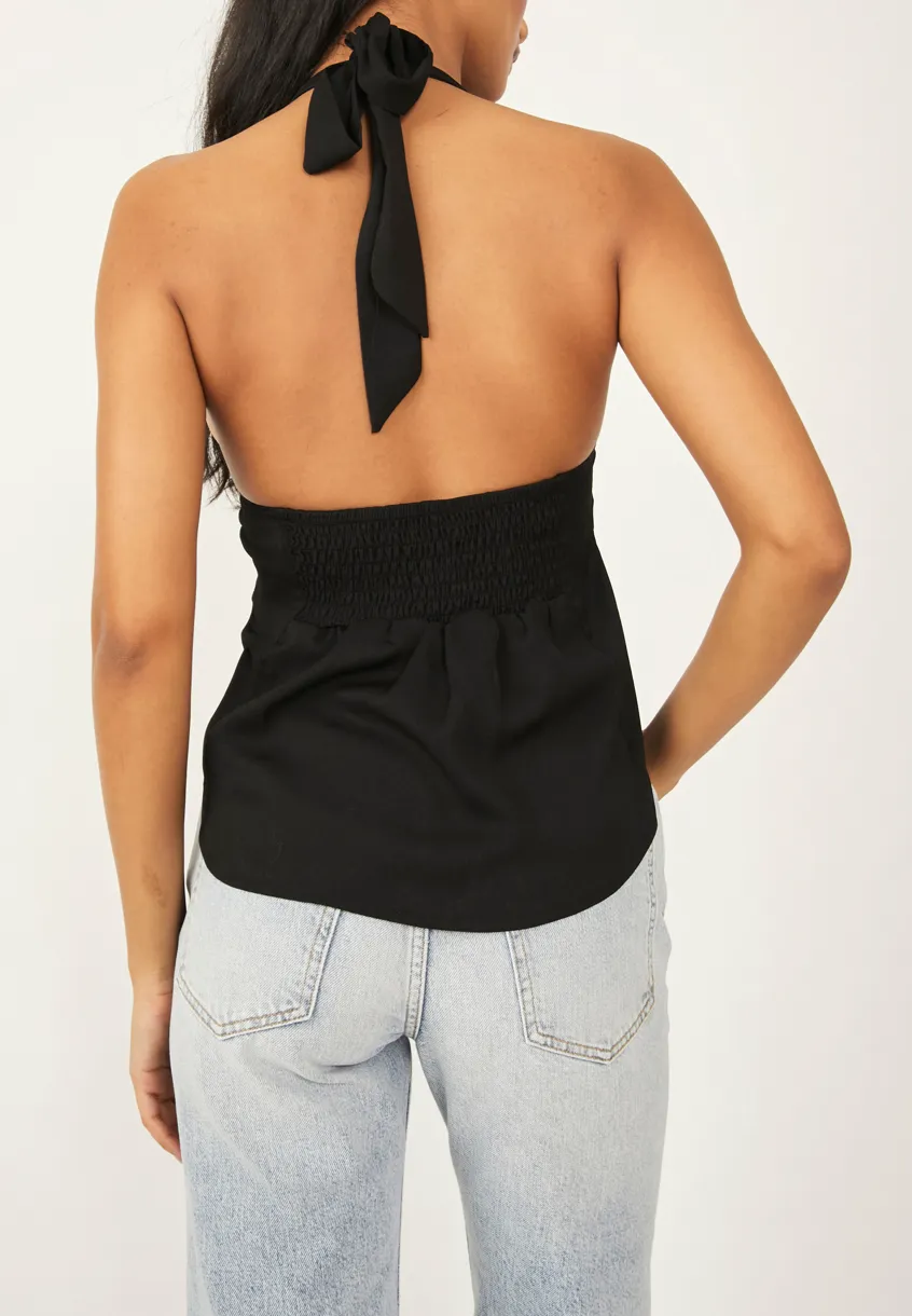 Halter Open Slit Tank