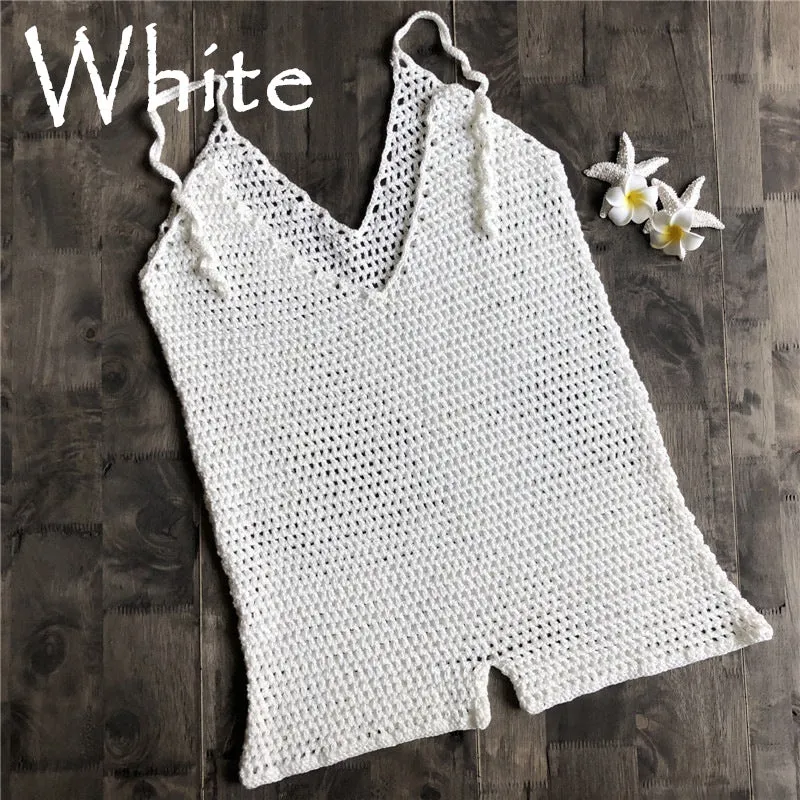 Hand Crochet One-piece Romper