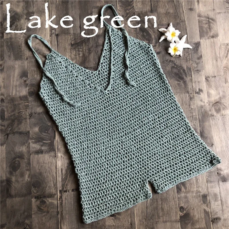 Hand Crochet One-piece Romper