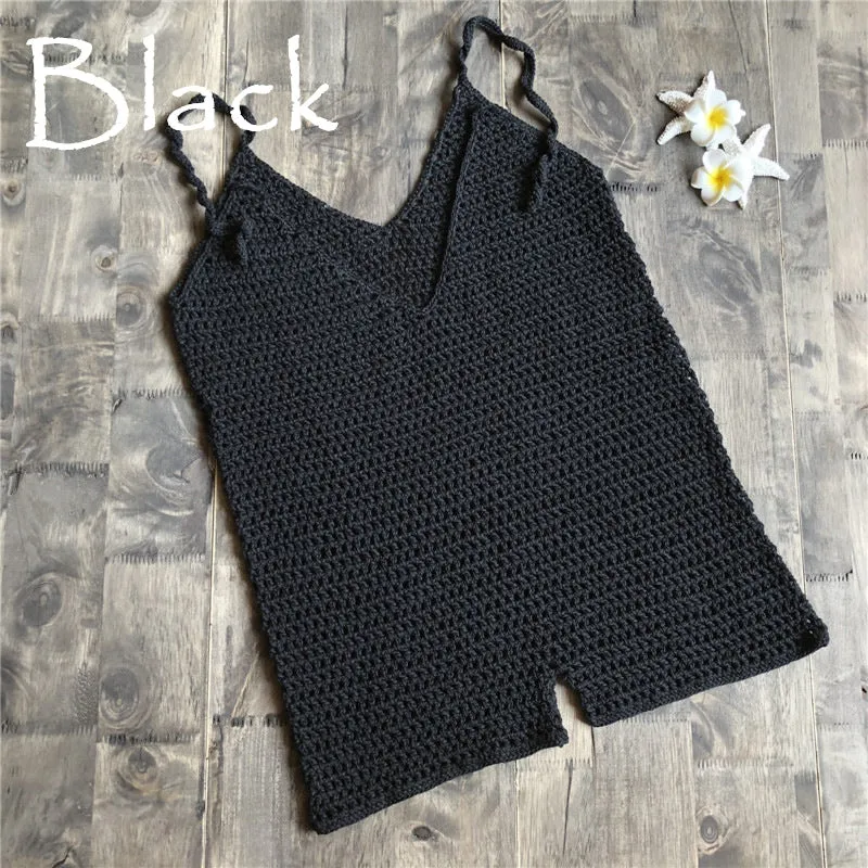 Hand Crochet One-piece Romper