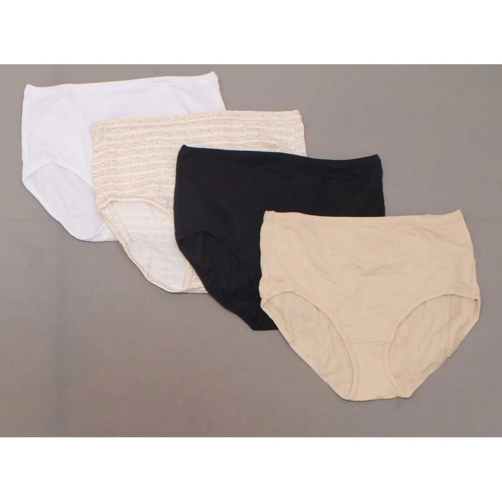 Hanes 4 Pairs Women's Cotton Stretch Briefs