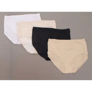 Hanes 4 Pairs Women's Cotton Stretch Briefs