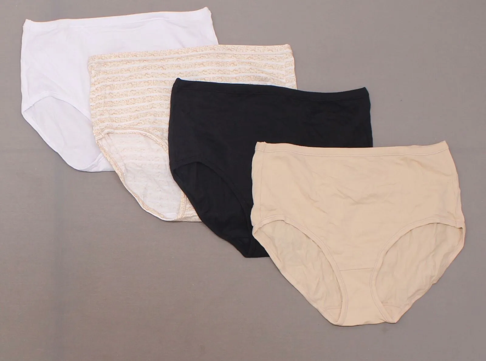 Hanes 4 Pairs Women's Cotton Stretch Briefs