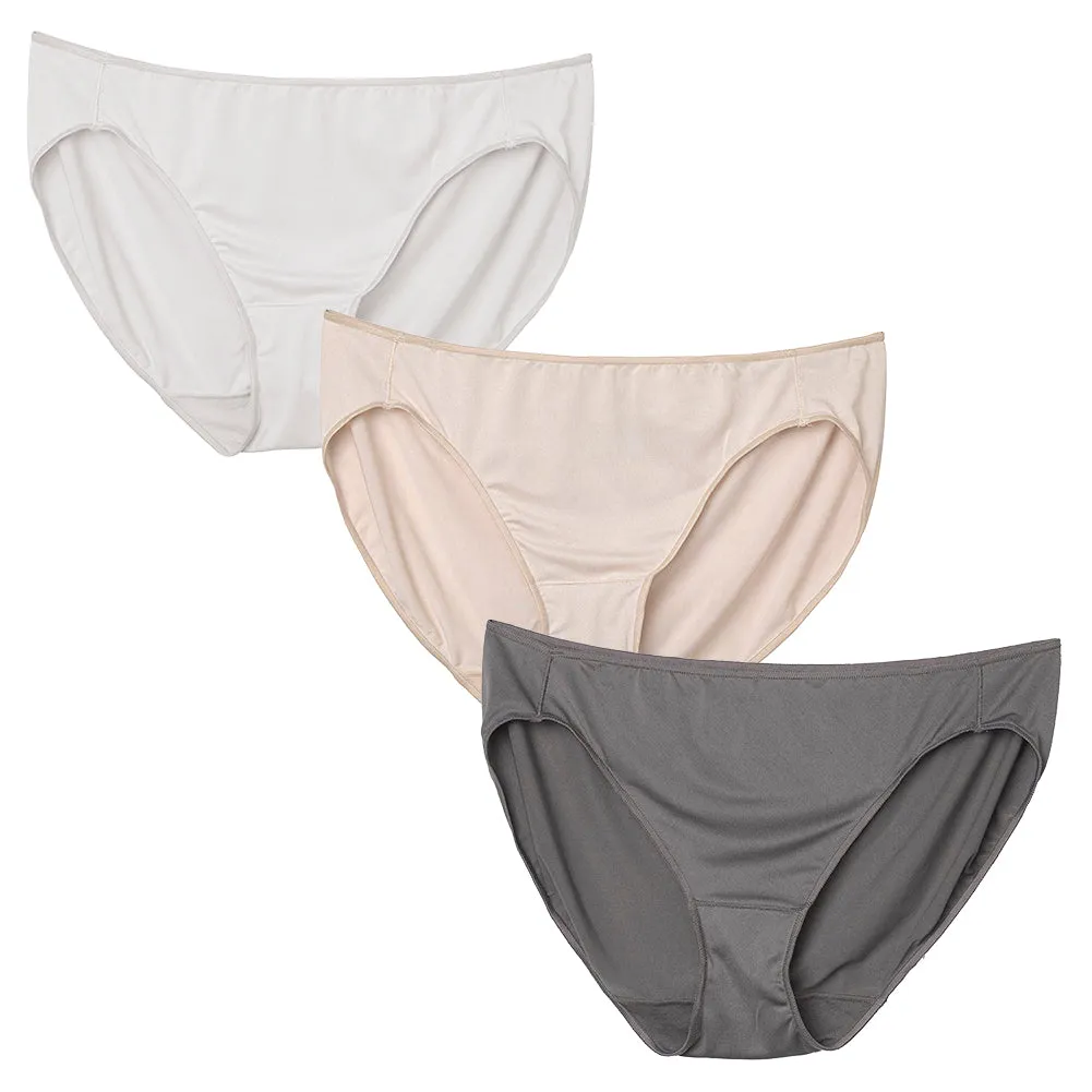 Hanes Ladies 3 Pack Smooth Stretch Tagless Bikinis