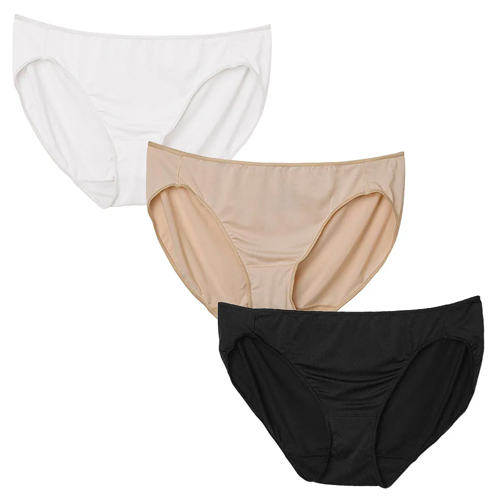 Hanes Ladies 3 Pack Smooth Stretch Tagless Bikinis