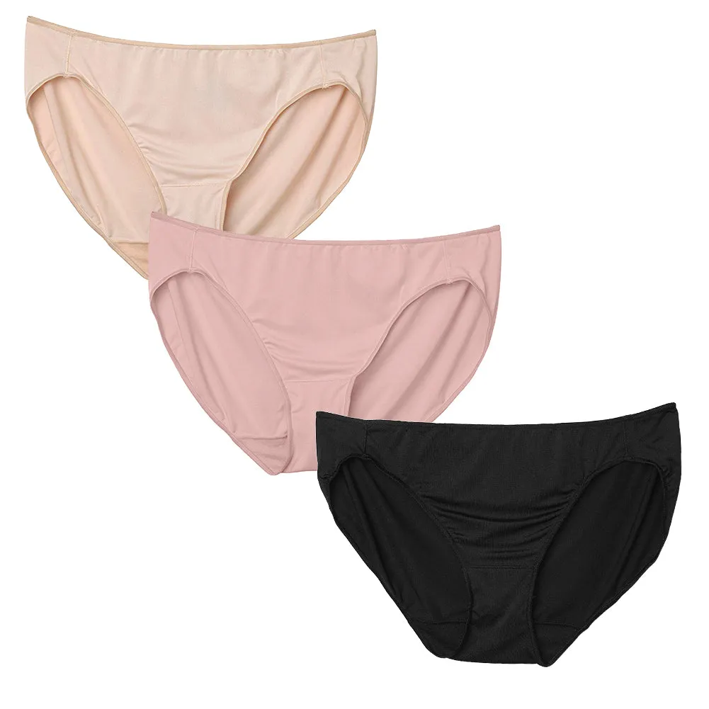 Hanes Ladies 3 Pack Smooth Stretch Tagless Bikinis