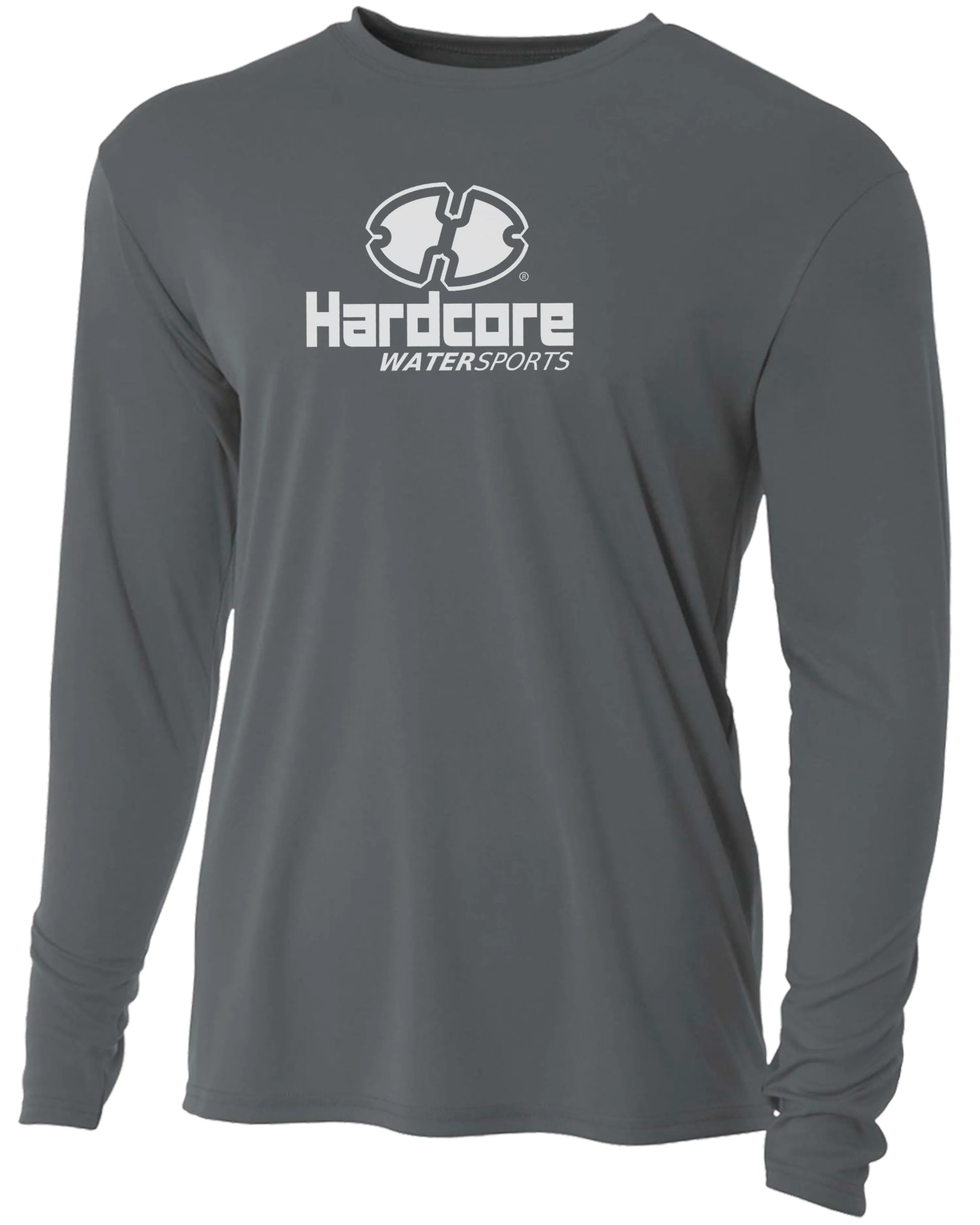 Hardcore Men's Long Sleeve Loose Fit Rash Guard Surf Shirt for Water Sports | Lightweight, Quick-Dry Swimwear