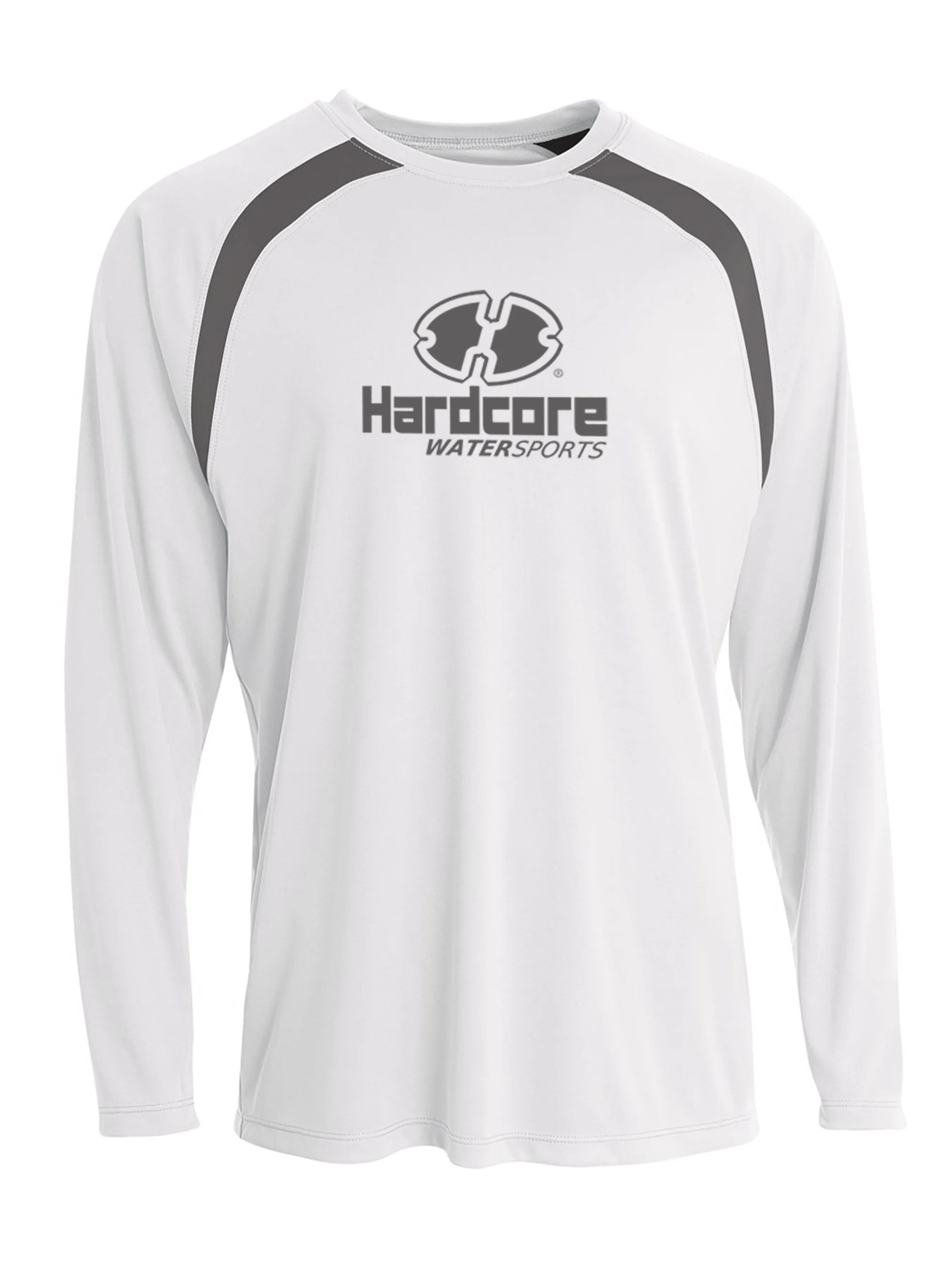 Hardcore Men's Long Sleeve Loose Fit Rash Guard Surf Shirt for Water Sports | Lightweight, Quick-Dry Swimwear