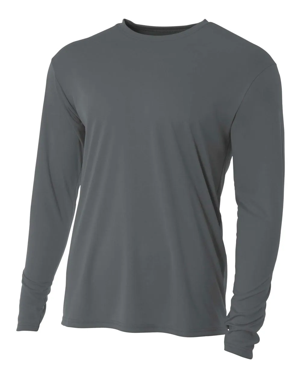 Hardcore mens long-sleeve UV sun protection T-shirt | Light weight loose fitting quick-dry rash guard water shirt for swimming, fishing, hiking, and SPF protection