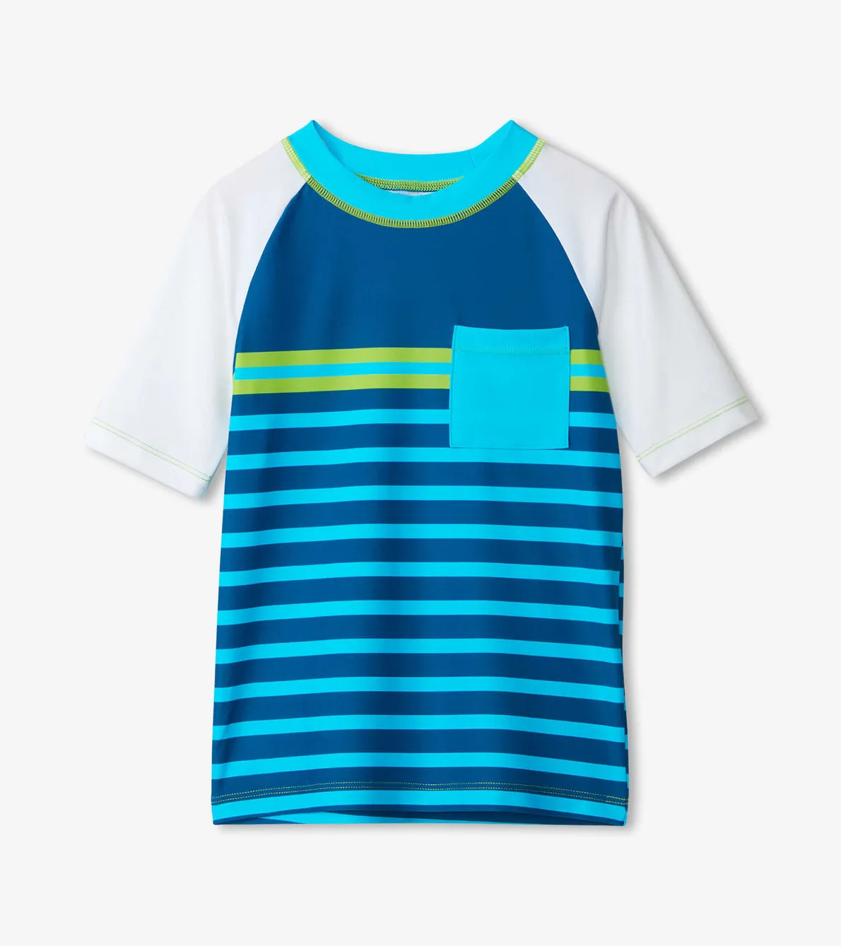 Hatley Kids Sea Stripes S/S Rashguard
