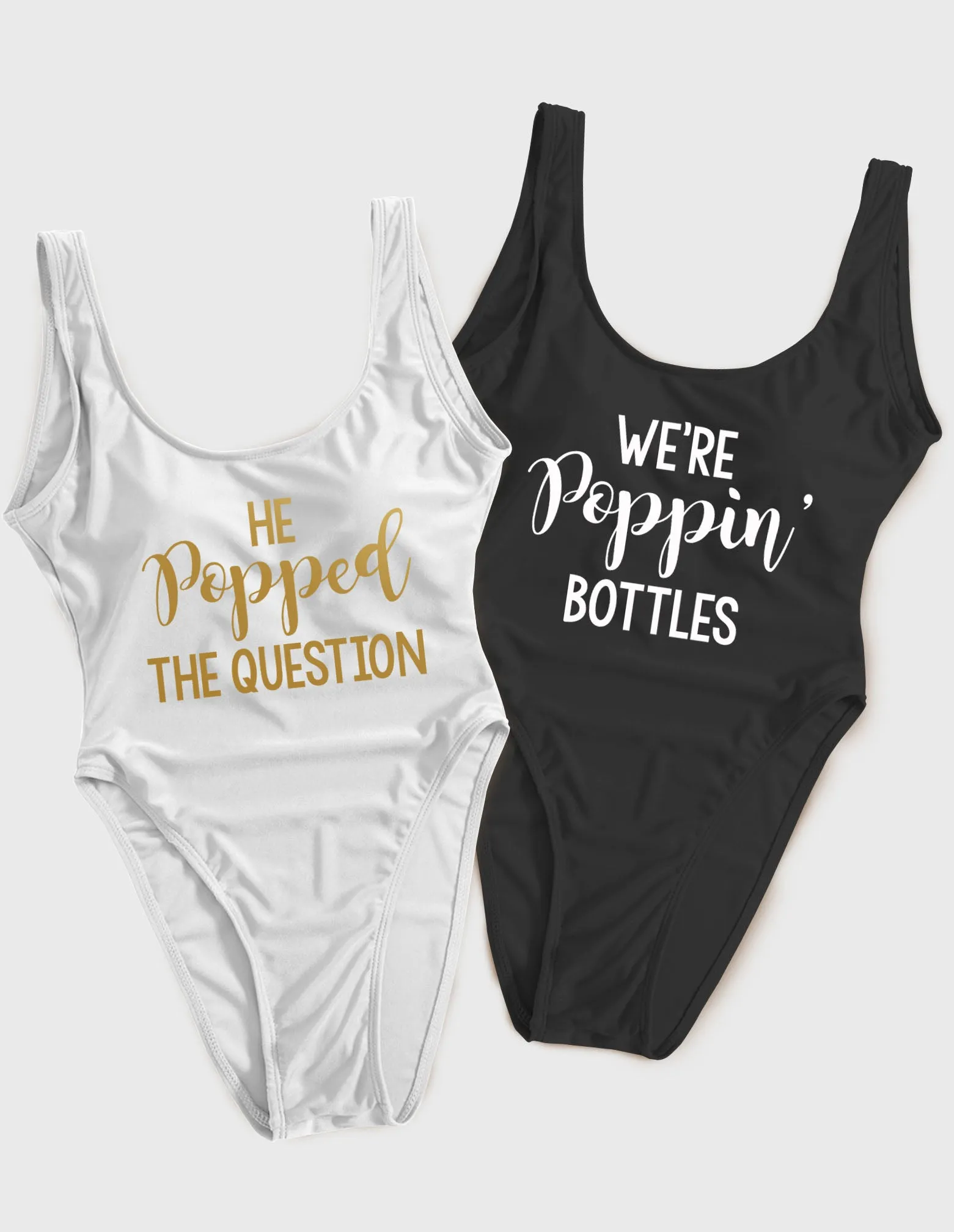 He Popped The Question & We're Poppin' Bottles (271) Swimsuit