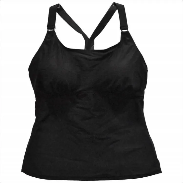 Heat Womens Racer Back Tankini Swimsuit Top S-XL