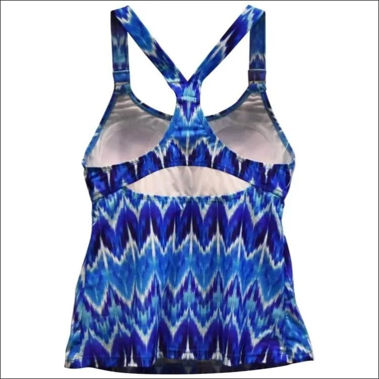 Heat Womens Racer Back Tankini Swimsuit Top S-XL