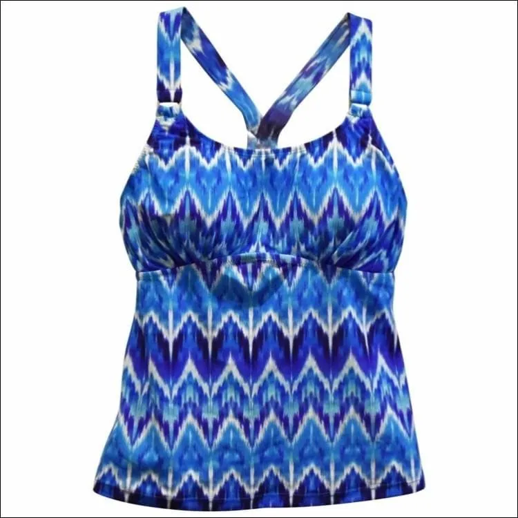 Heat Womens Racer Back Tankini Swimsuit Top S-XL