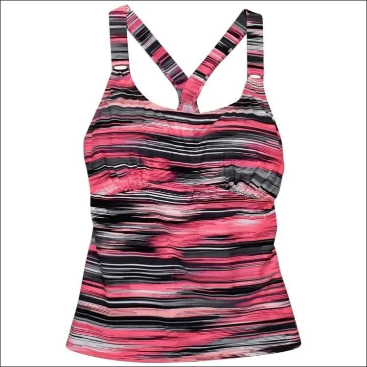 Heat Womens Racer Back Tankini Swimsuit Top S-XL