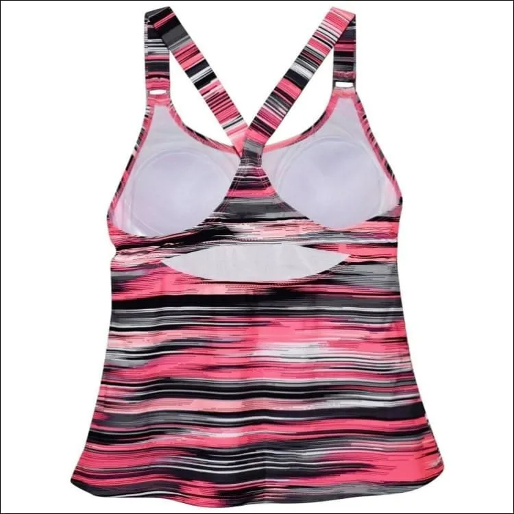 Heat Womens Racer Back Tankini Swimsuit Top S-XL