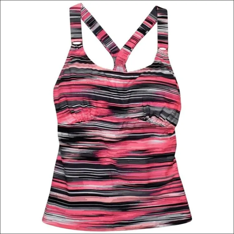 Heat Womens Racer Back Tankini Swimsuit Top S-XL