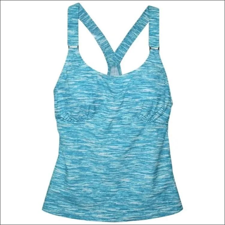 Heat Womens Racer Back Tankini Swimsuit Top S-XL