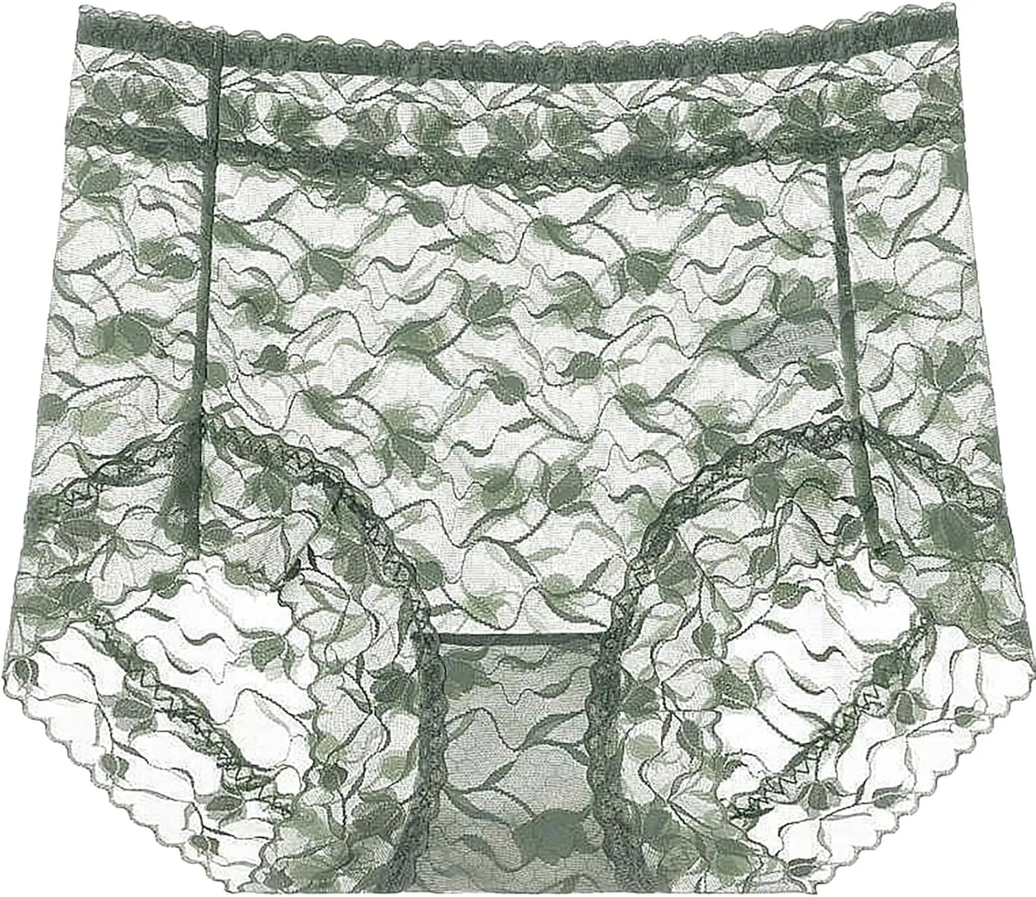 Heevina High Waisted Underwear For Women Lace Sexy Full Coverage Shaping Panty Panties Tummy Control Soft Seamless