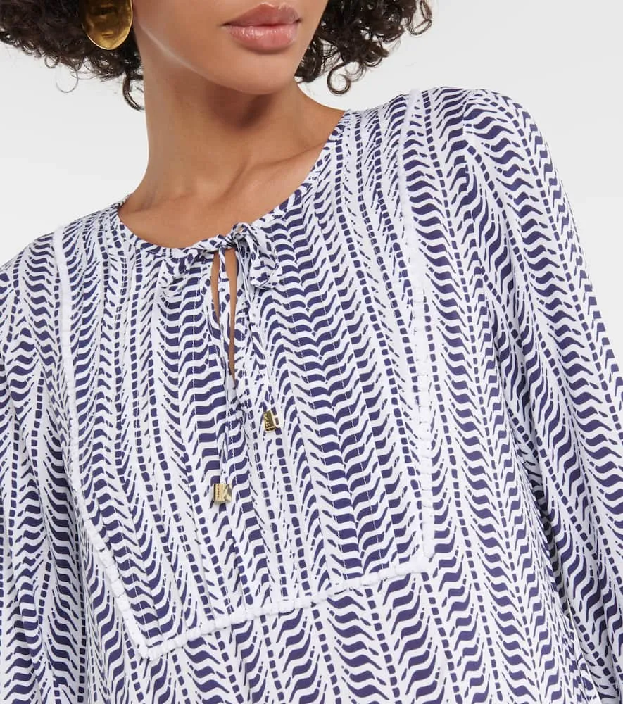 Heidi Klein Indigo Urchin tunic