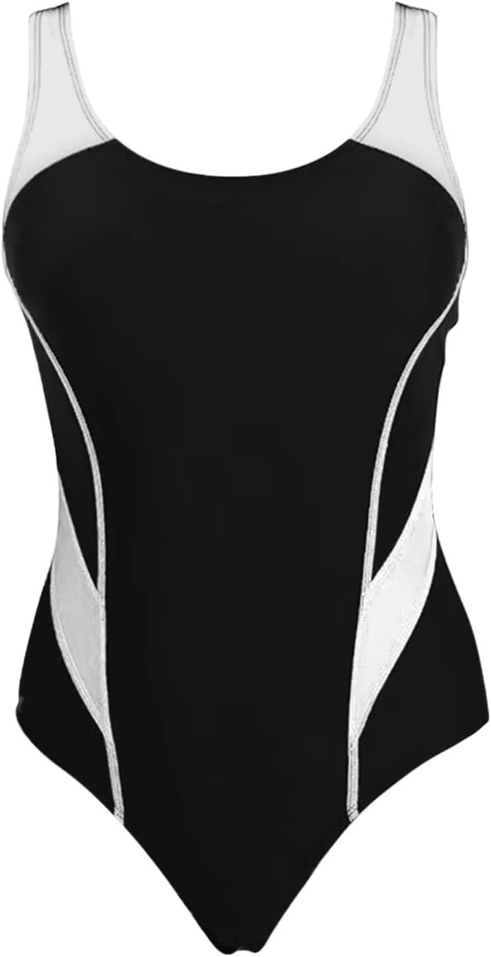 High Cut One Piece Bathing Suits for Women Tummy Control Slimming Swimsuit Sexy Backless Sporty Swim Suit Swimwear