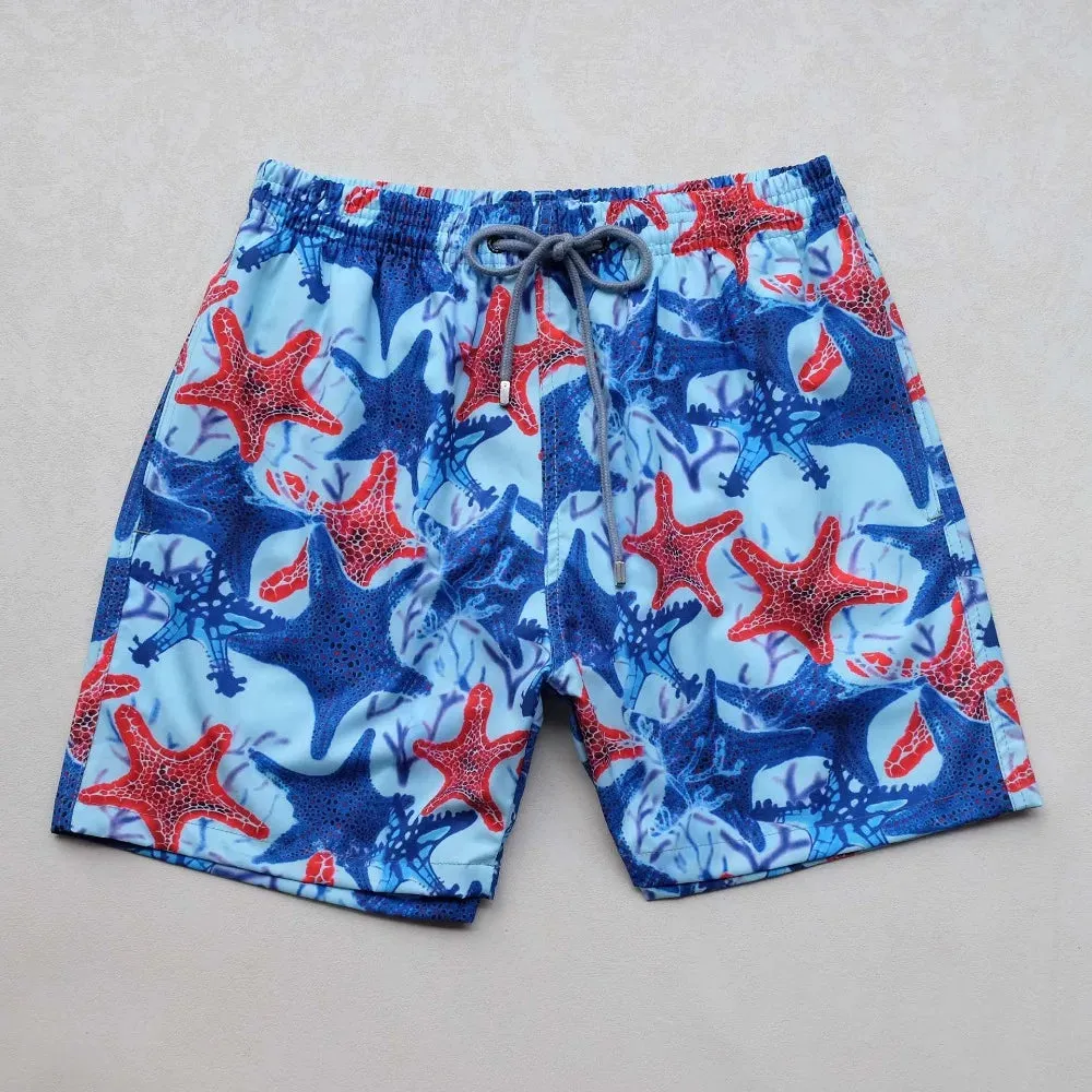 High Quality Beach Board Shorts Men Swimwear Hawaiian Shorts