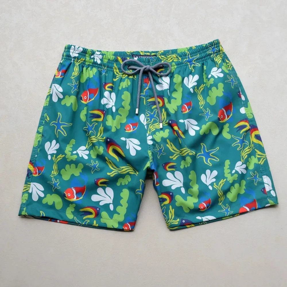 High Quality Beach Board Shorts Men Swimwear Hawaiian Shorts