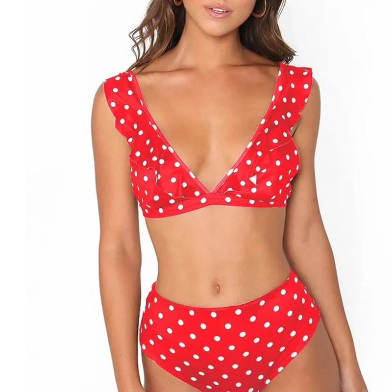 High Waist Bikini Set  Suit Swimsuit Women 2019