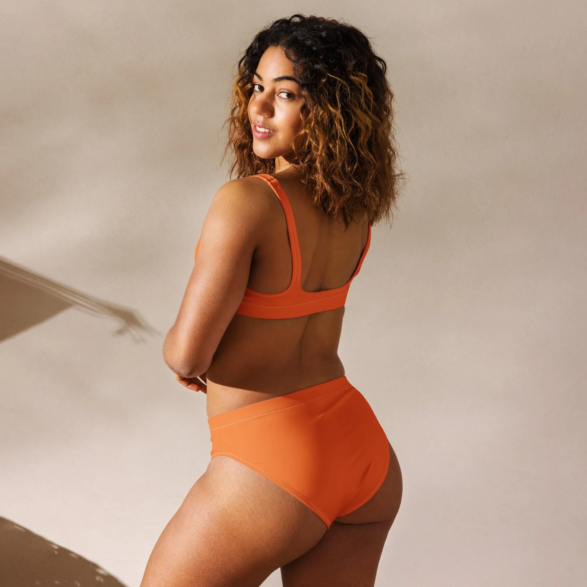 High Waisted Bikini Womens (Glamourange Luxury Bikini High Waisted - 005 Colours Model)