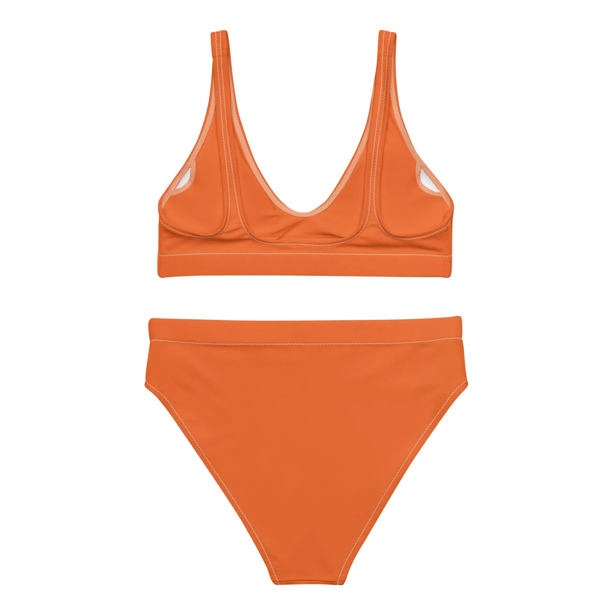 High Waisted Bikini Womens (Glamourange Luxury Bikini High Waisted - 005 Colours Model)