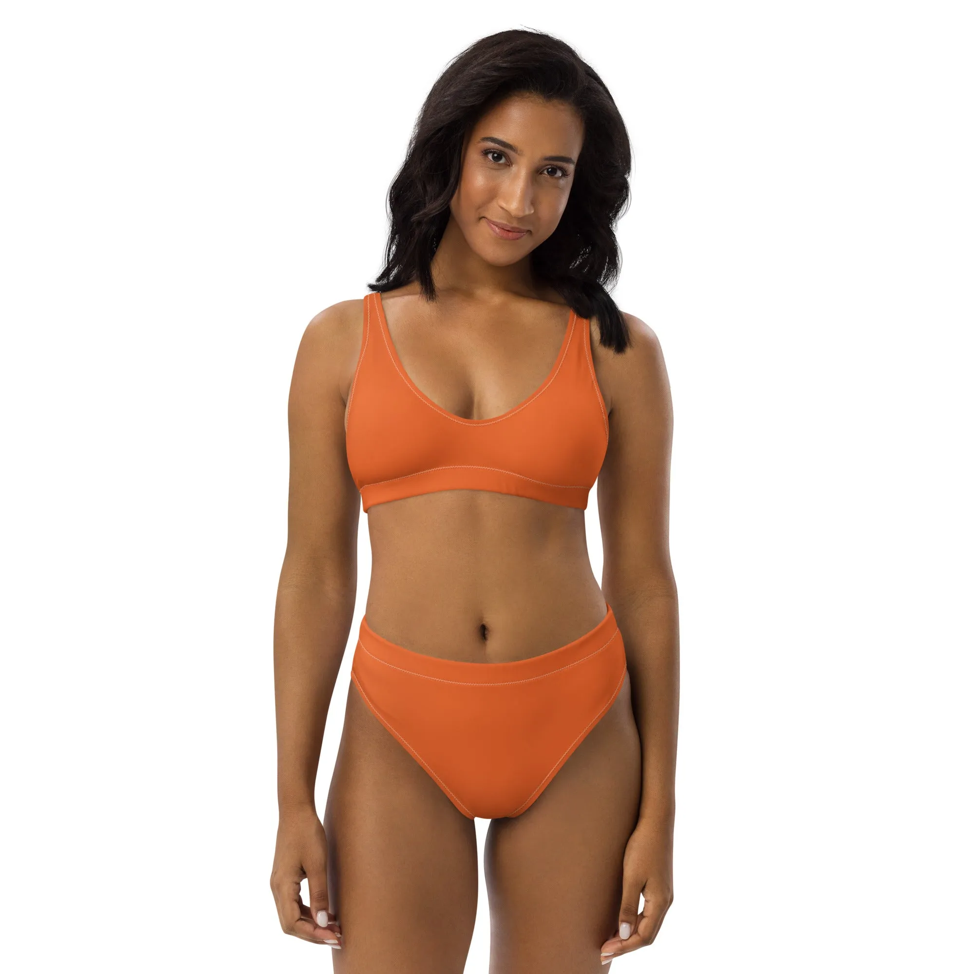 High Waisted Bikini Womens (Glamourange Luxury Bikini High Waisted - 005 Colours Model)