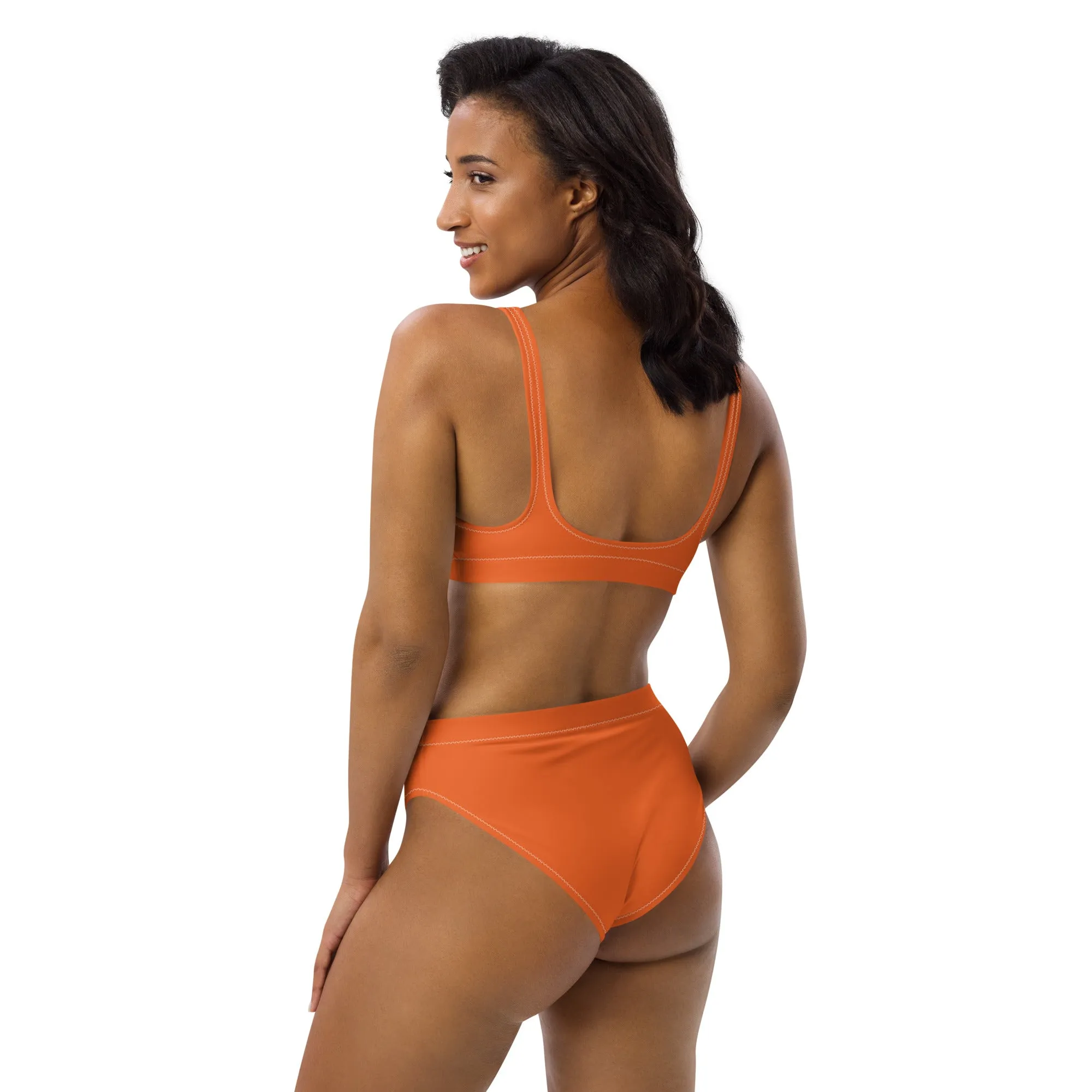 High Waisted Bikini Womens (Glamourange Luxury Bikini High Waisted - 005 Colours Model)