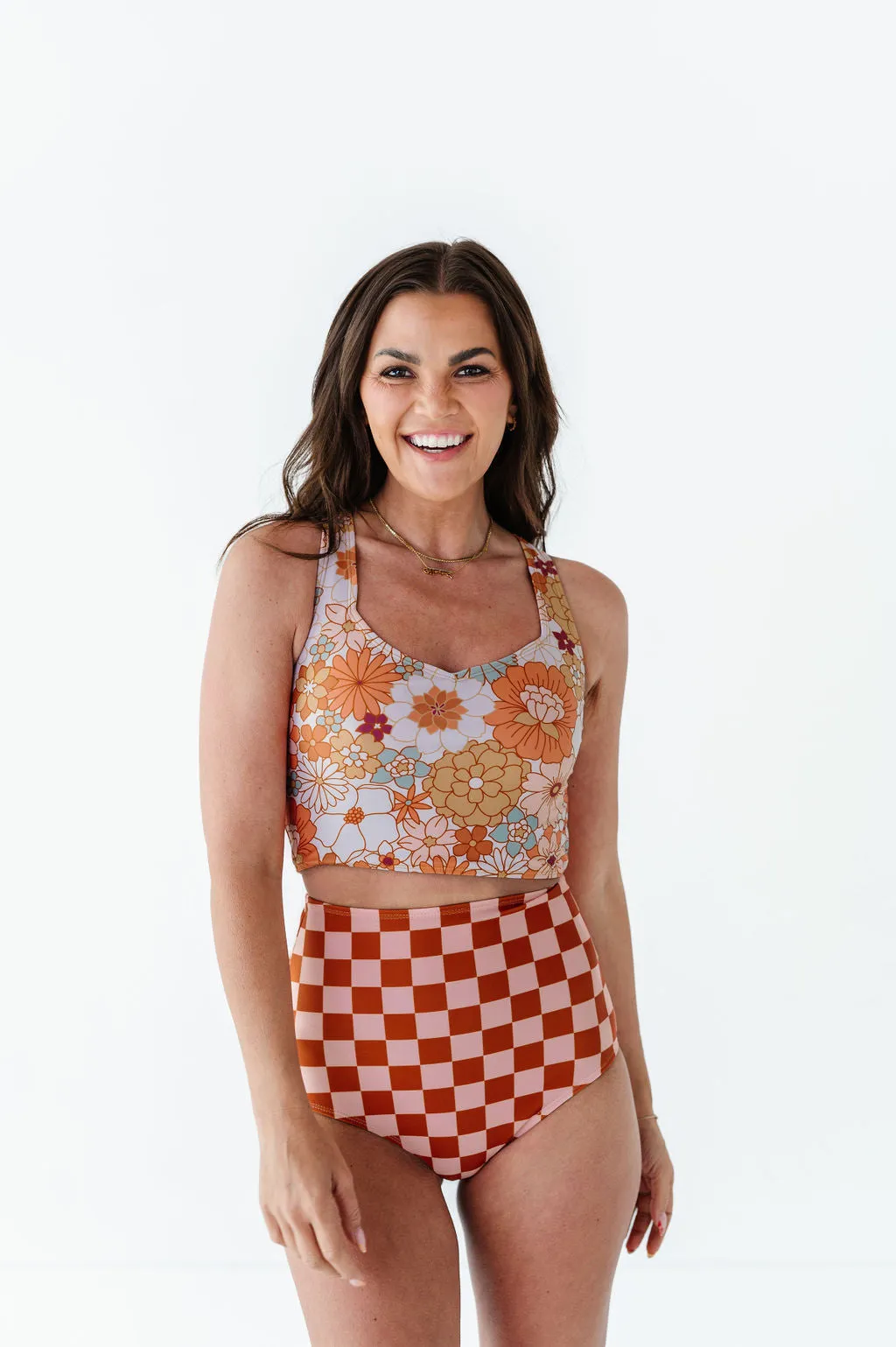 High Waisted Bottoms in Check Me Out