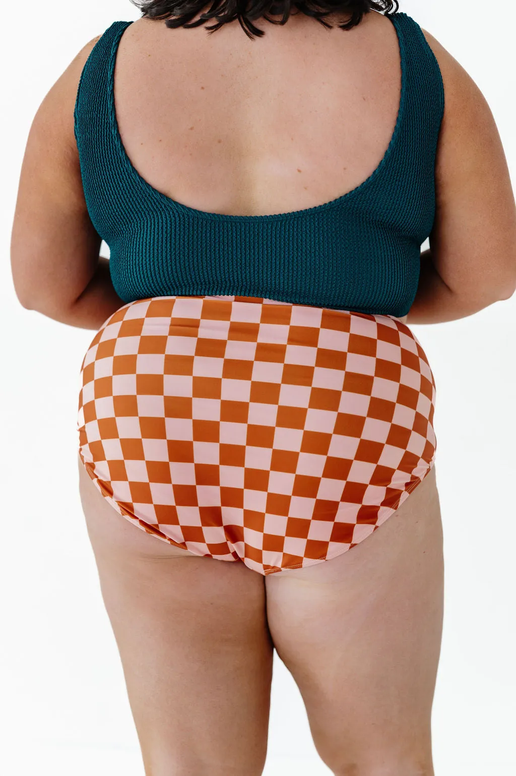 High Waisted Bottoms in Check Me Out