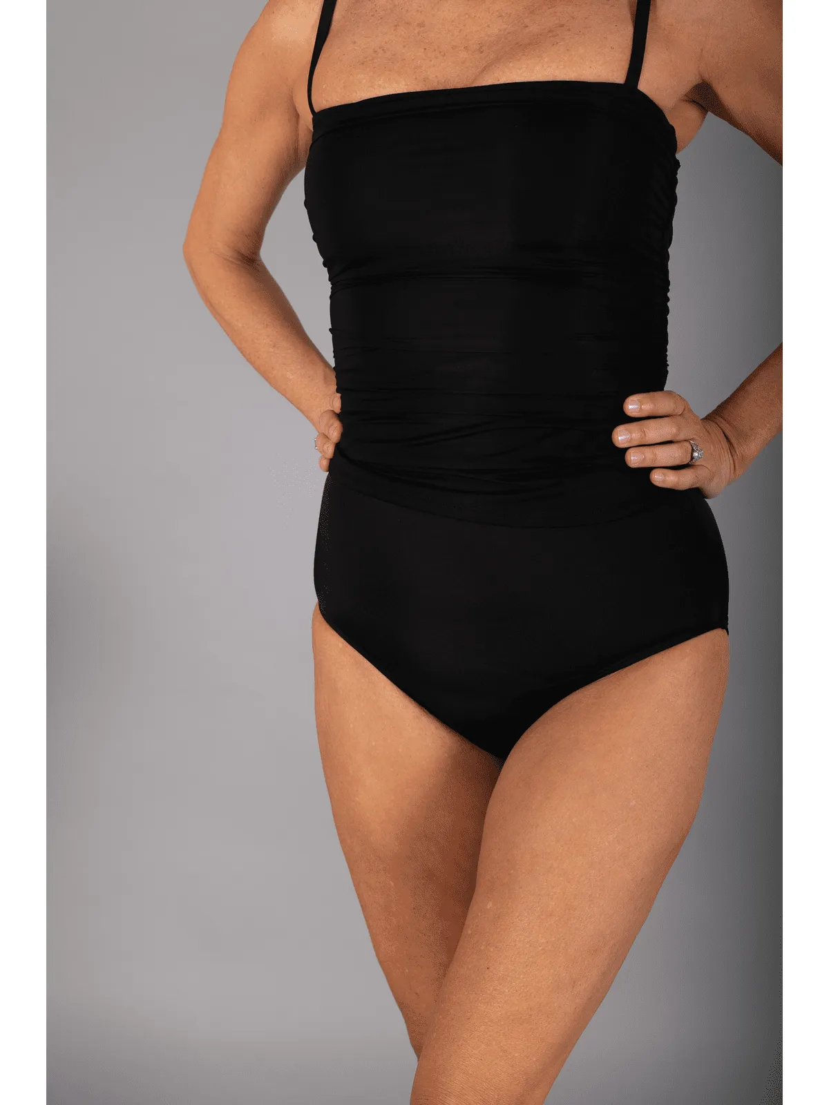 High-Waisted Tankini Bottoms