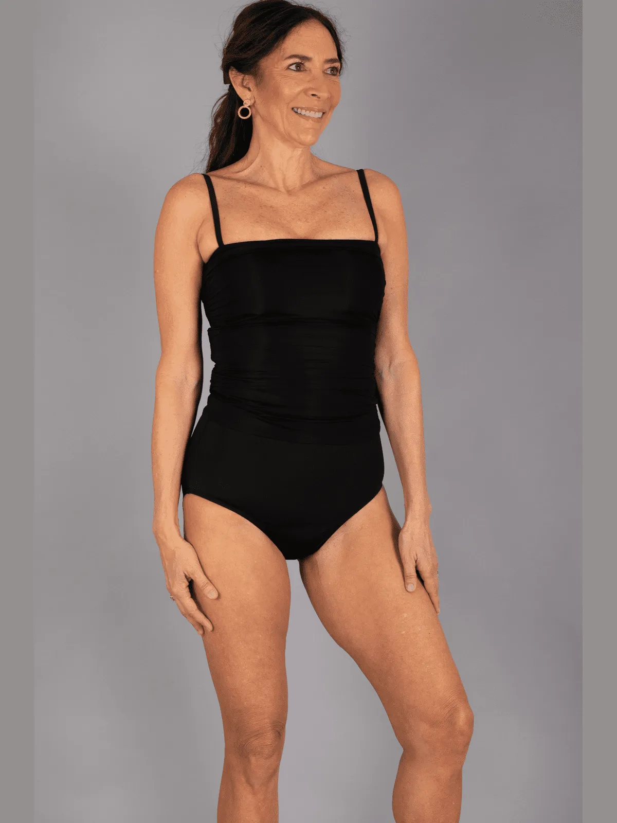 High-Waisted Tankini Bottoms