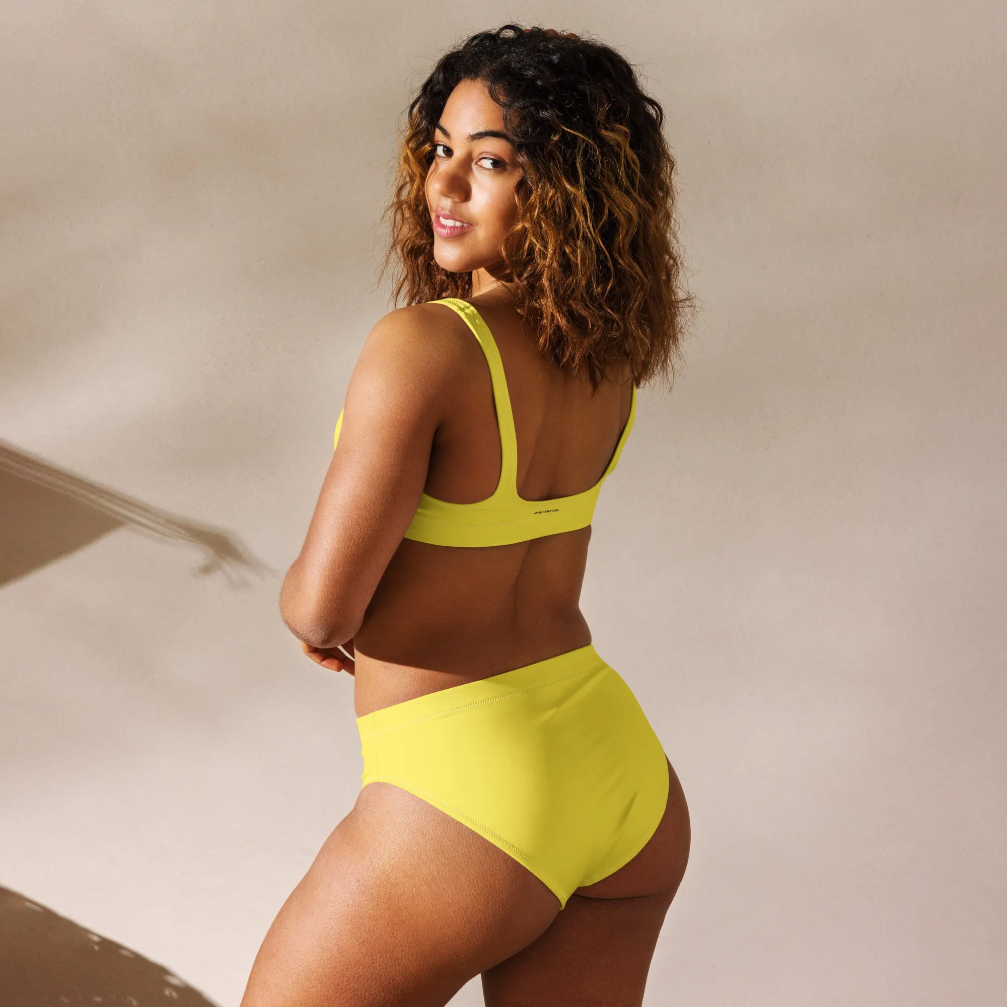Humble Sportswear™ Women's Lemon Yellow Sport Bikini