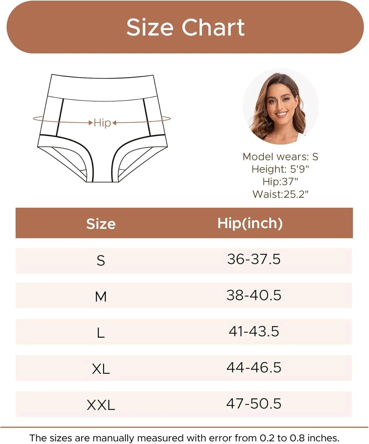 INNERSY Women's Cotton Boyshorts Underwear Soft Moisture Wicking Boxer Briefs 4-Pack