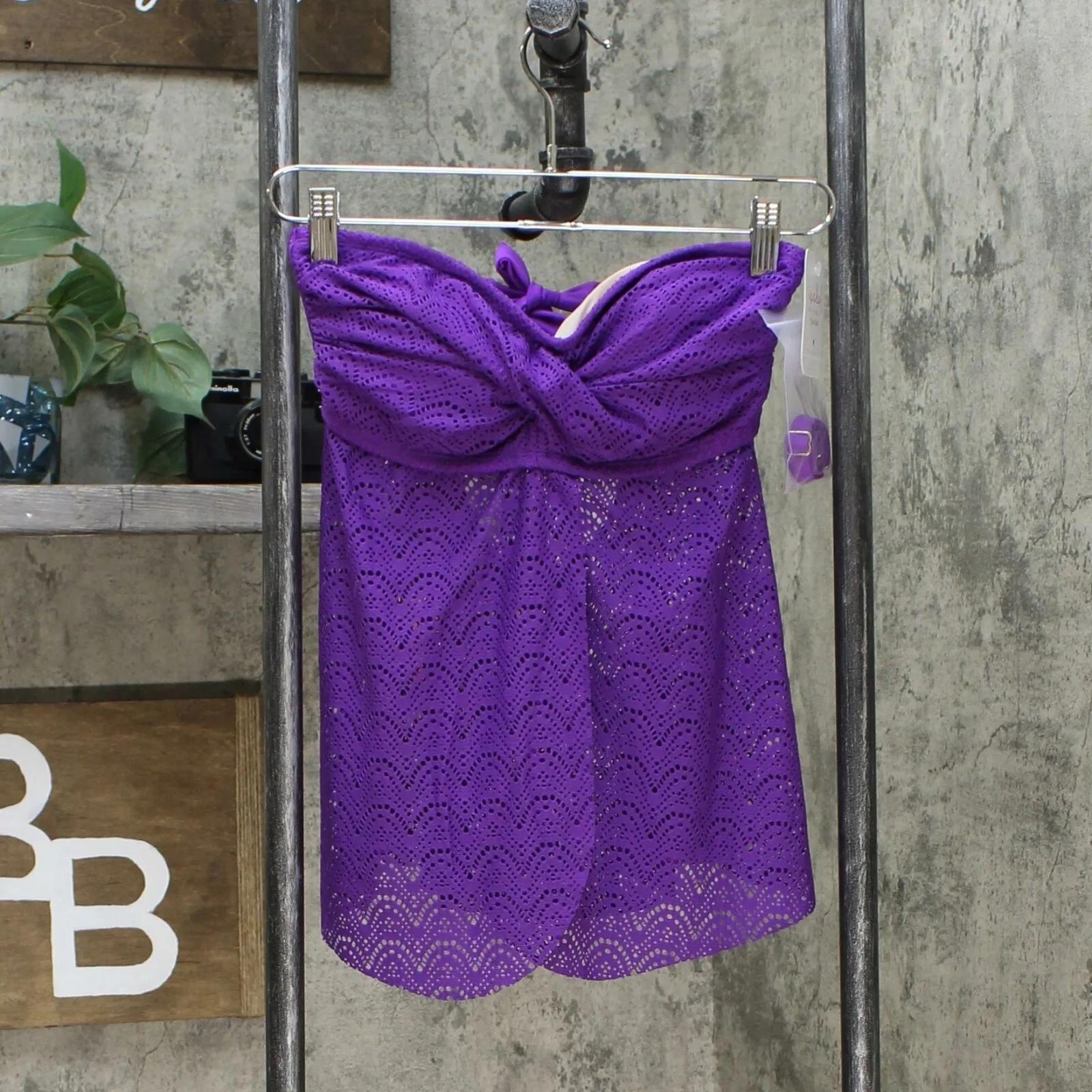 Isabel Maternity by Ingrid & Isabel D/DD Cup Crochet Flyaway Tankini
