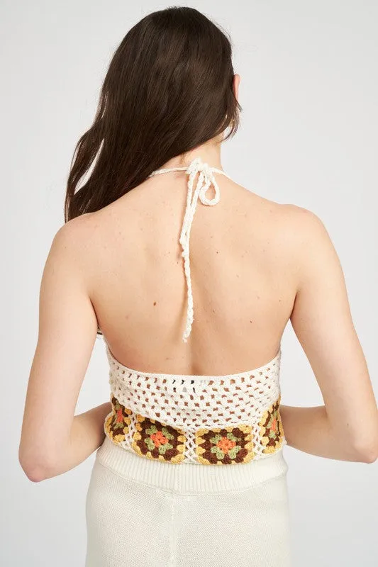 Island Crochet Halter Tops