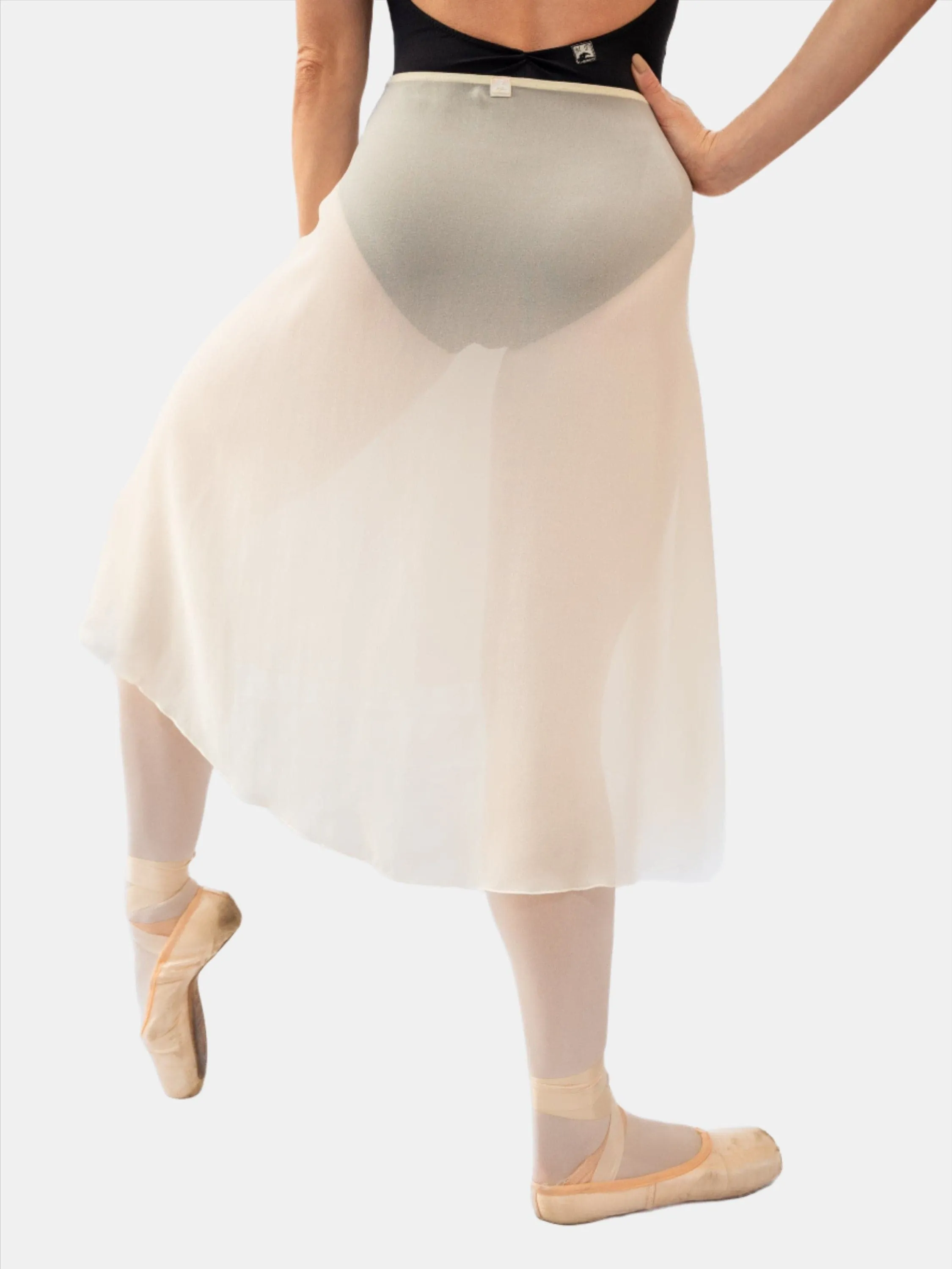 Ivory Wrap Long Dance Skirt MP355