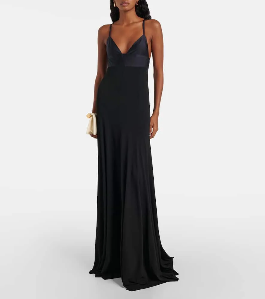 Jacquemus Spallina jersey gown