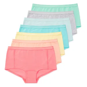 Jamie Tween Girls Performance Boyshorts (7-Pack)